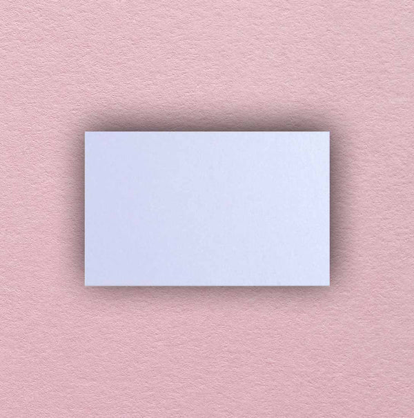 These Pearlescent white wedding escort cards are warmer than our pure white card cards and are sold in packs of 20