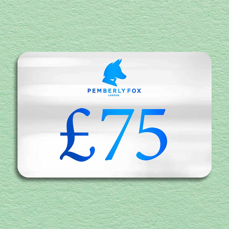 Pemberly Fox's £75.00 gift card