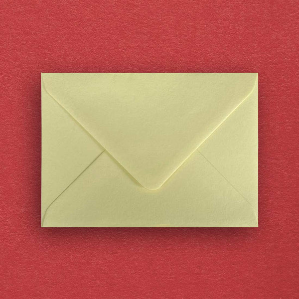 Sunny and bright, these envelopes are made using Colorplan Sorbet 135gsm paper and come with diamond flaps