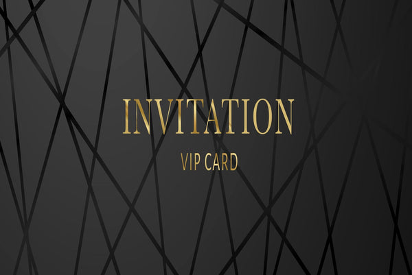 gold foiled vip invitation