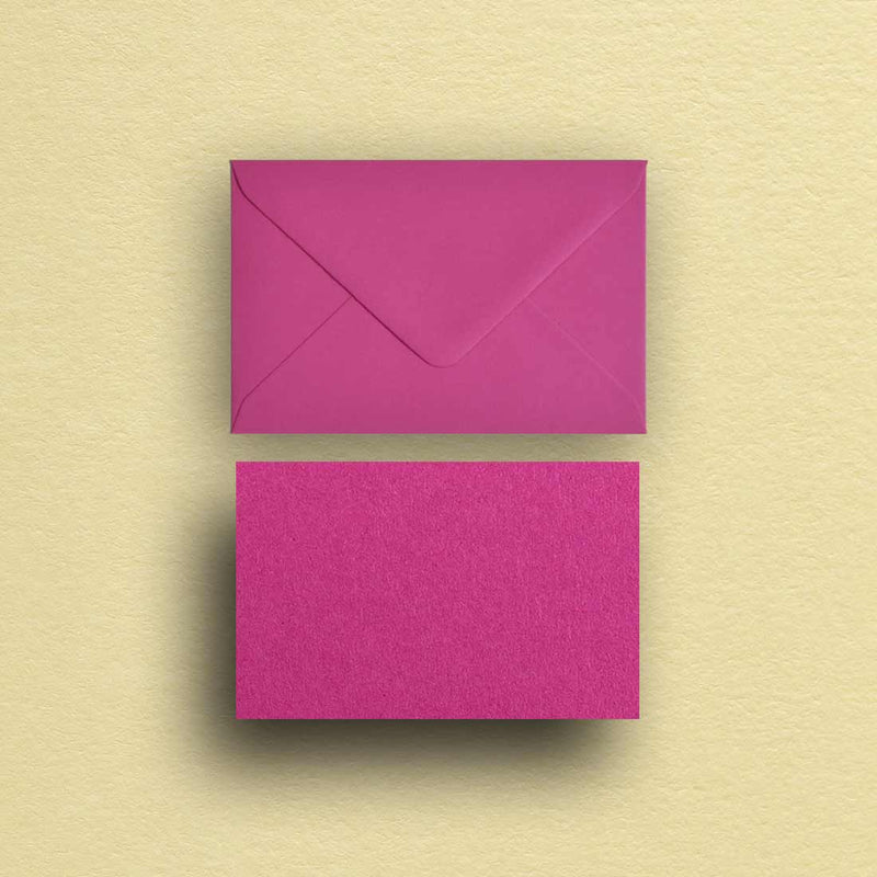 pemberly fox's mini hot pink cards and diamond flap envelopes are perfect for events and as gift cards