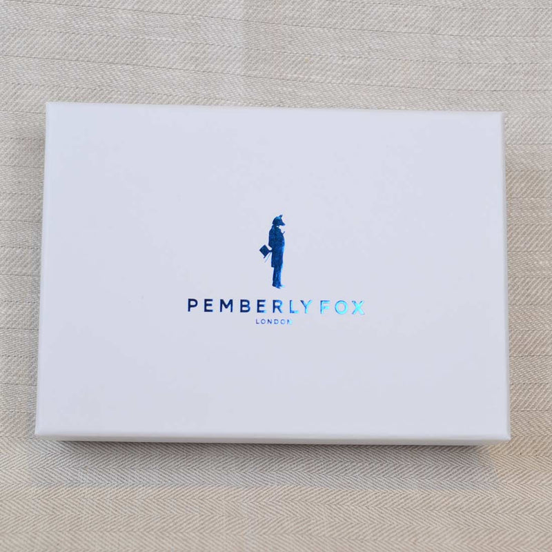 White Writing Set with Azure Blue Borders and Envelopes