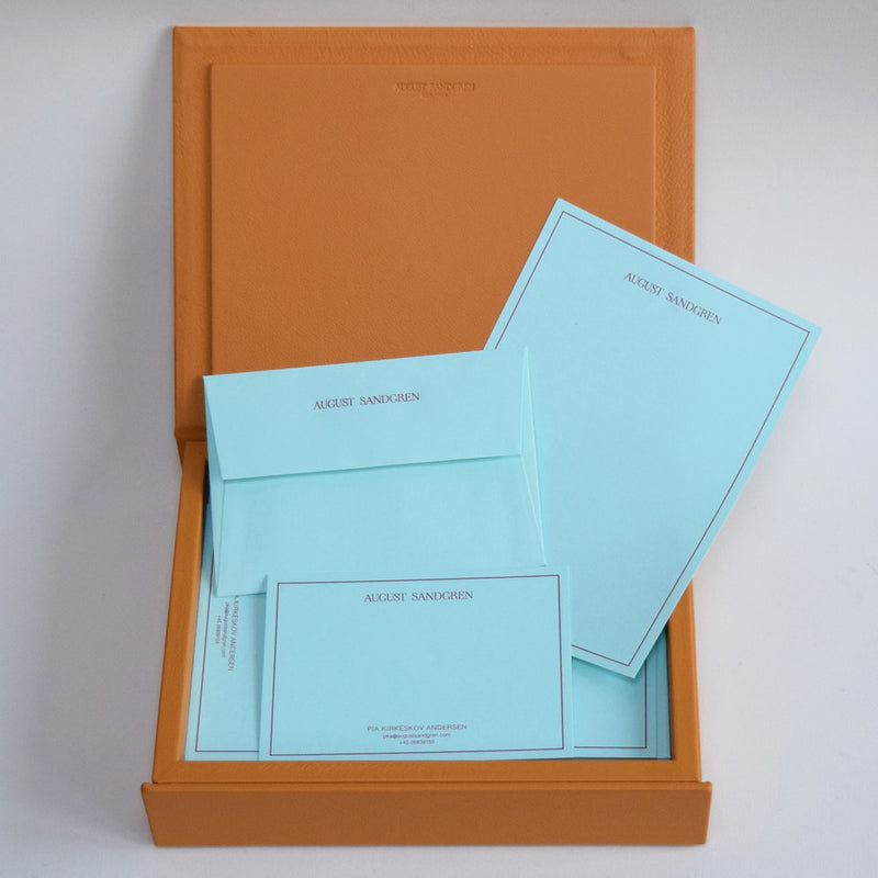 Saffron August Sandgren Stationery Box
