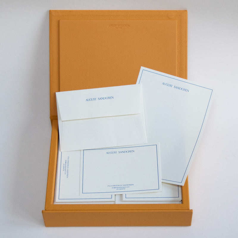 Saffron August Sandgren Stationery Box