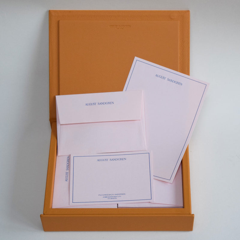 Saffron August Sandgren Stationery Box