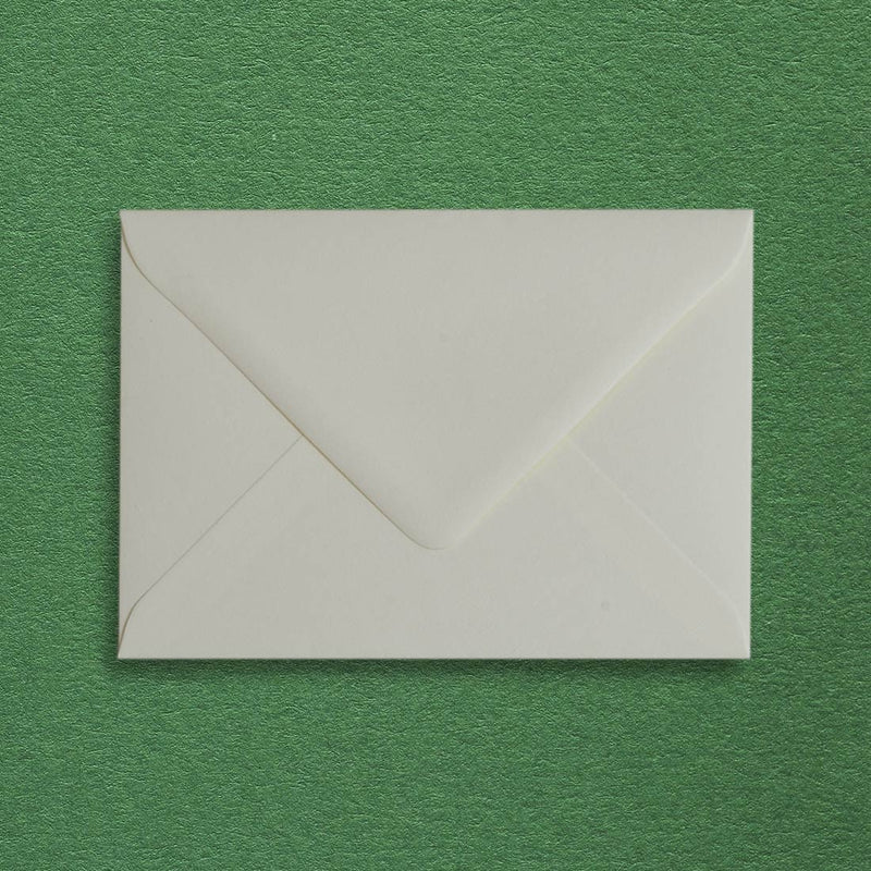 the cream C6 envelopes are a substantial 135gsm with a diamond flap and are sold in a branded Pemberly Fox box.
