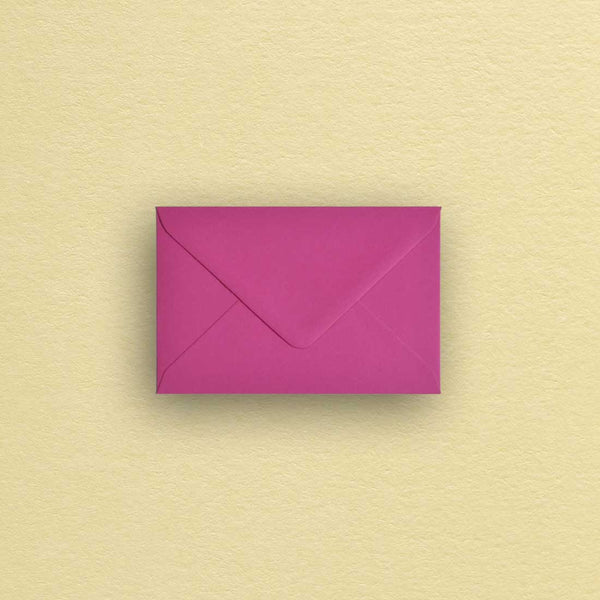 these mini envelopes are made using Colorplan 135gsm paper and come with diamond flaps