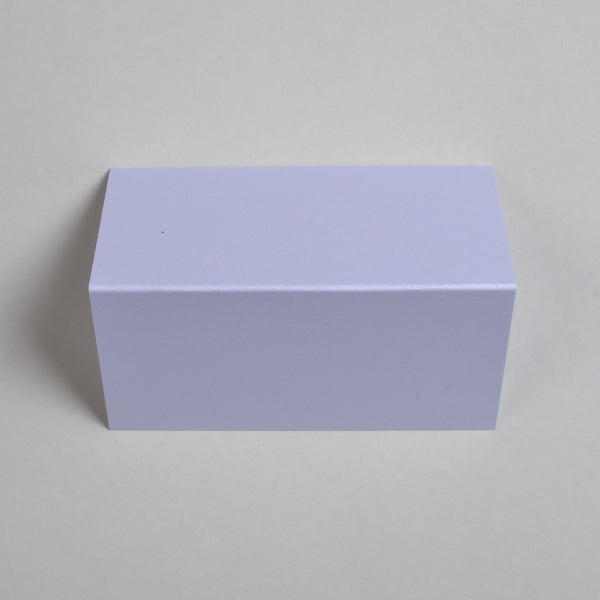 The Marble White wedding place cards show top down