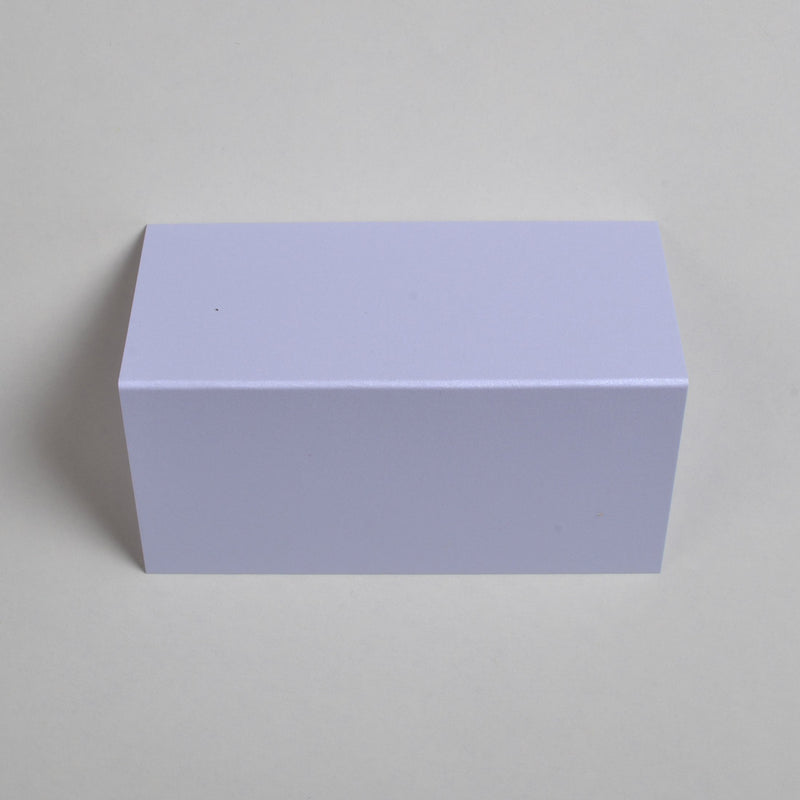The Marble White wedding place cards show top down