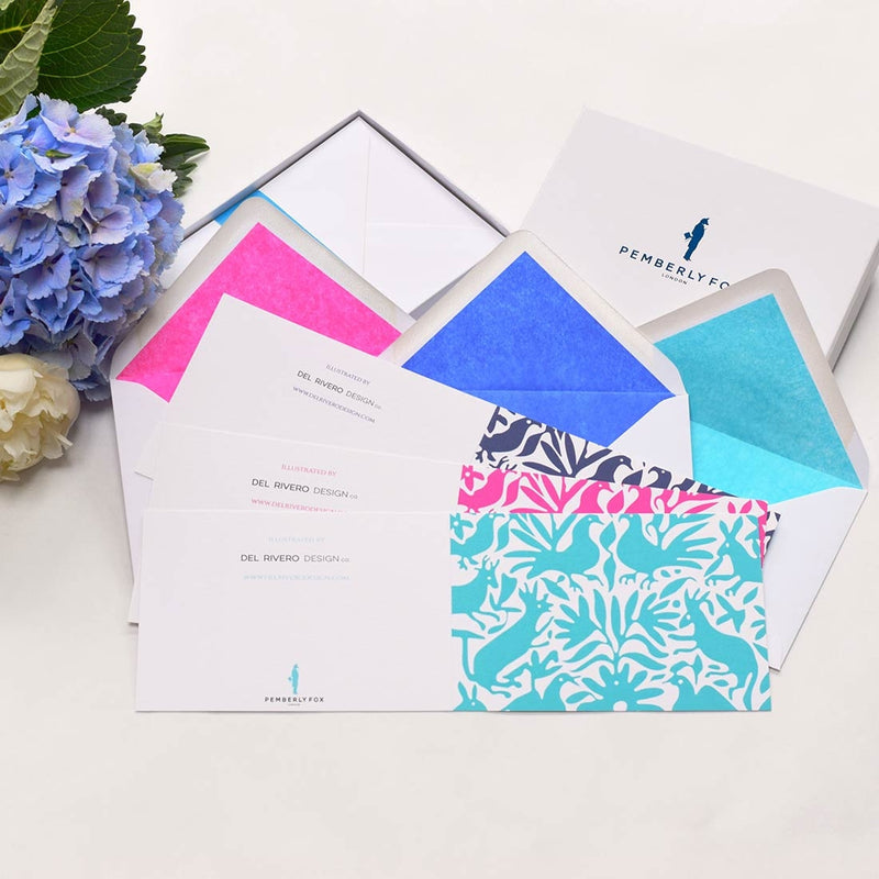 the otomi greeting cards shown here with the accreditation to designer Natalia del rivero on the reverse