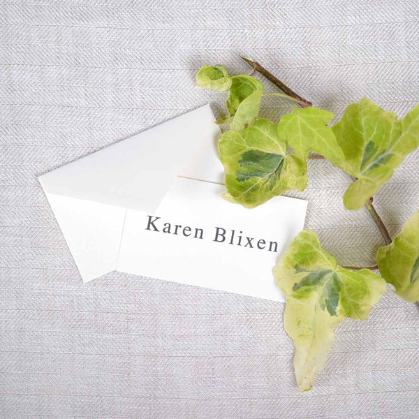 The Pemberly wedding escort cards are personalised with your guests names on them onto a textured cream card and come with plain matching escort envelopes