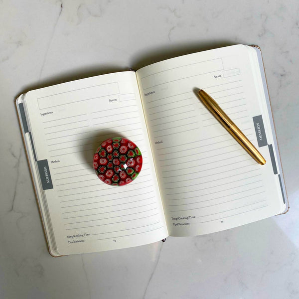 The inner pages are printed for you to write ingredients, methods and any other notes 