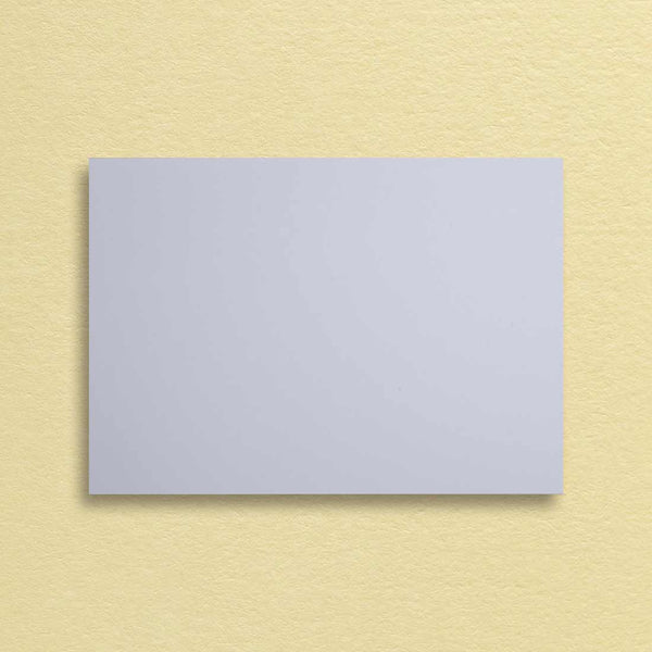 These off-white table name cards use a smooth 600gsm A4 board