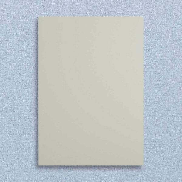 These plain table number cards use a smooth cream 600gsm A5 board