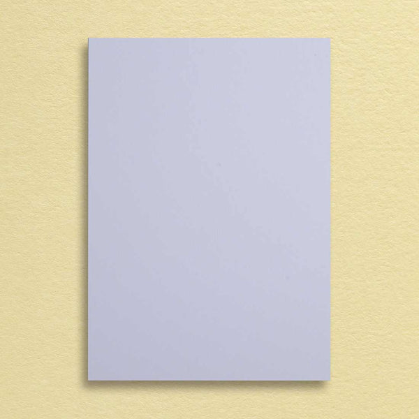 These plain table number cards use a smooth off-white 600gsm A5 board