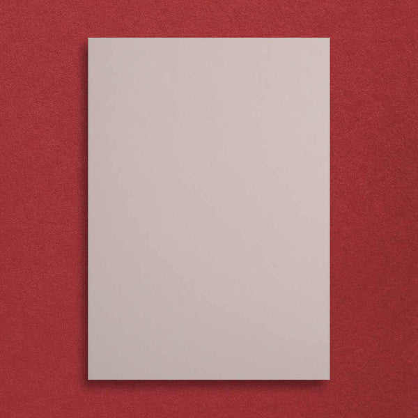 The Rose White table number cards from Pemberly Fox are made from Colorplan 540gsm A5 board